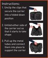 Canvas Carrier Instructions